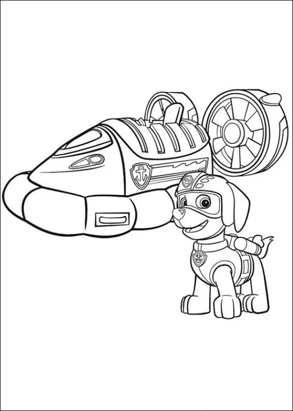 PAW Patrol Zuma & Hovercraft