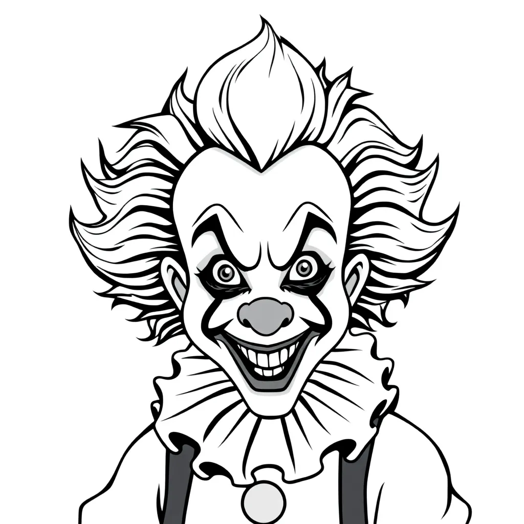 Pennywise Horror Creepy Clown Stephen King