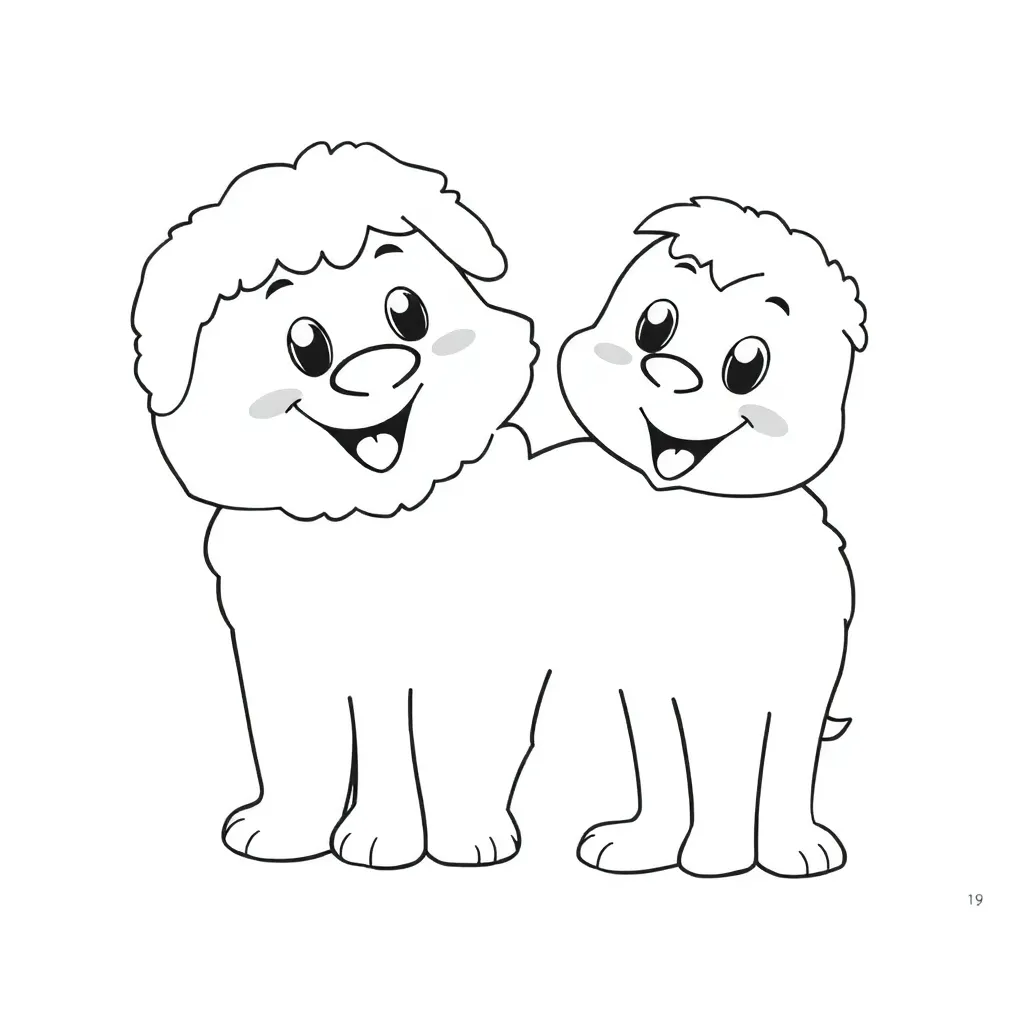 Enfants en bas âge dessinant heureux créatif