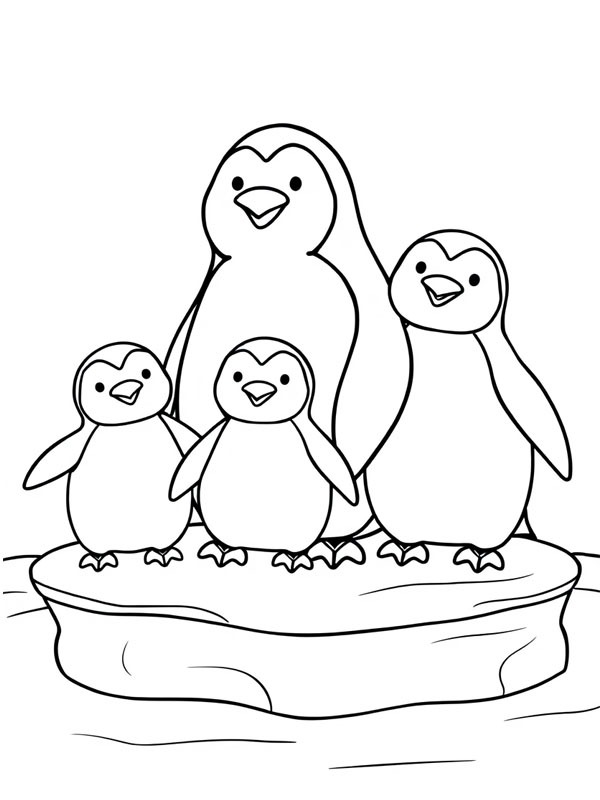 Pinguin familie