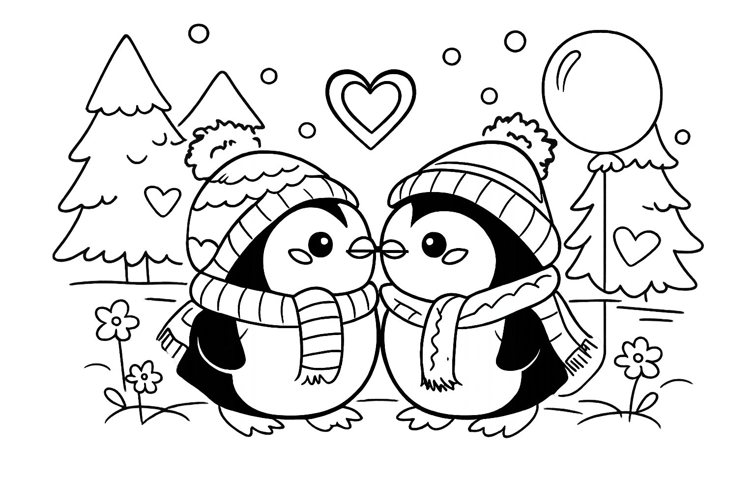 Para zakochanych pingwinów