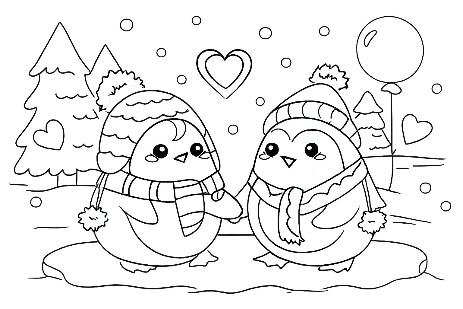 Para zakochanych pingwinów