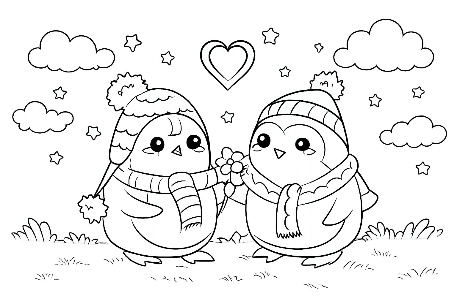 Para zakochanych pingwinów