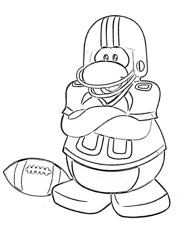 Penguin rugby pelaaja