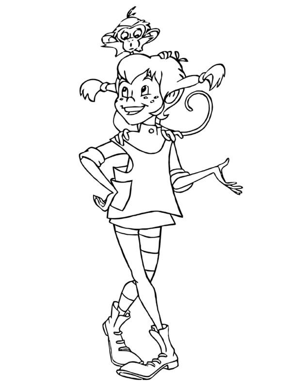 Pippi Pończoszanka i małpa Pan Nilsson