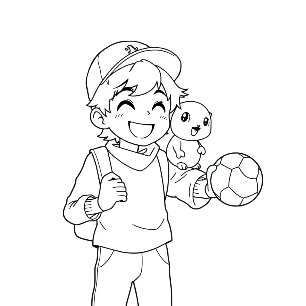 Pokemon Anime-Charakter, süßes Abenteuer