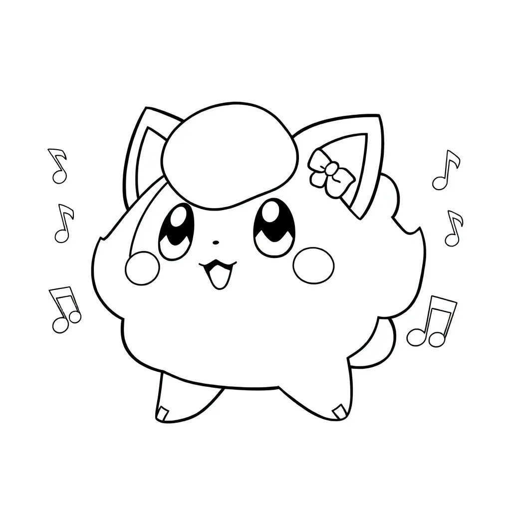 Pokemon Jigglypuff Muziek Kindvriendelijk Creatief