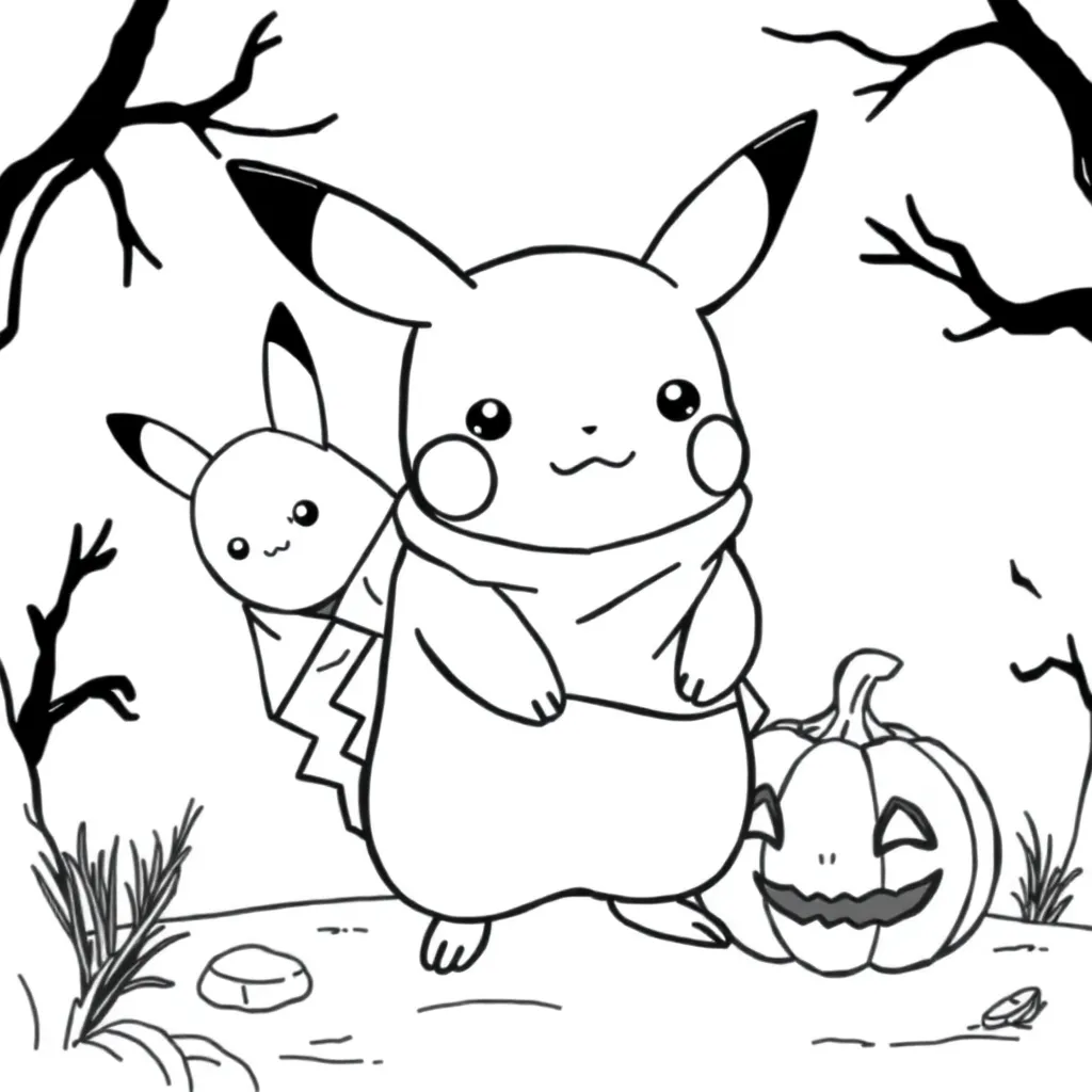 Pokemon Ghost Fantasy Creative Coloring