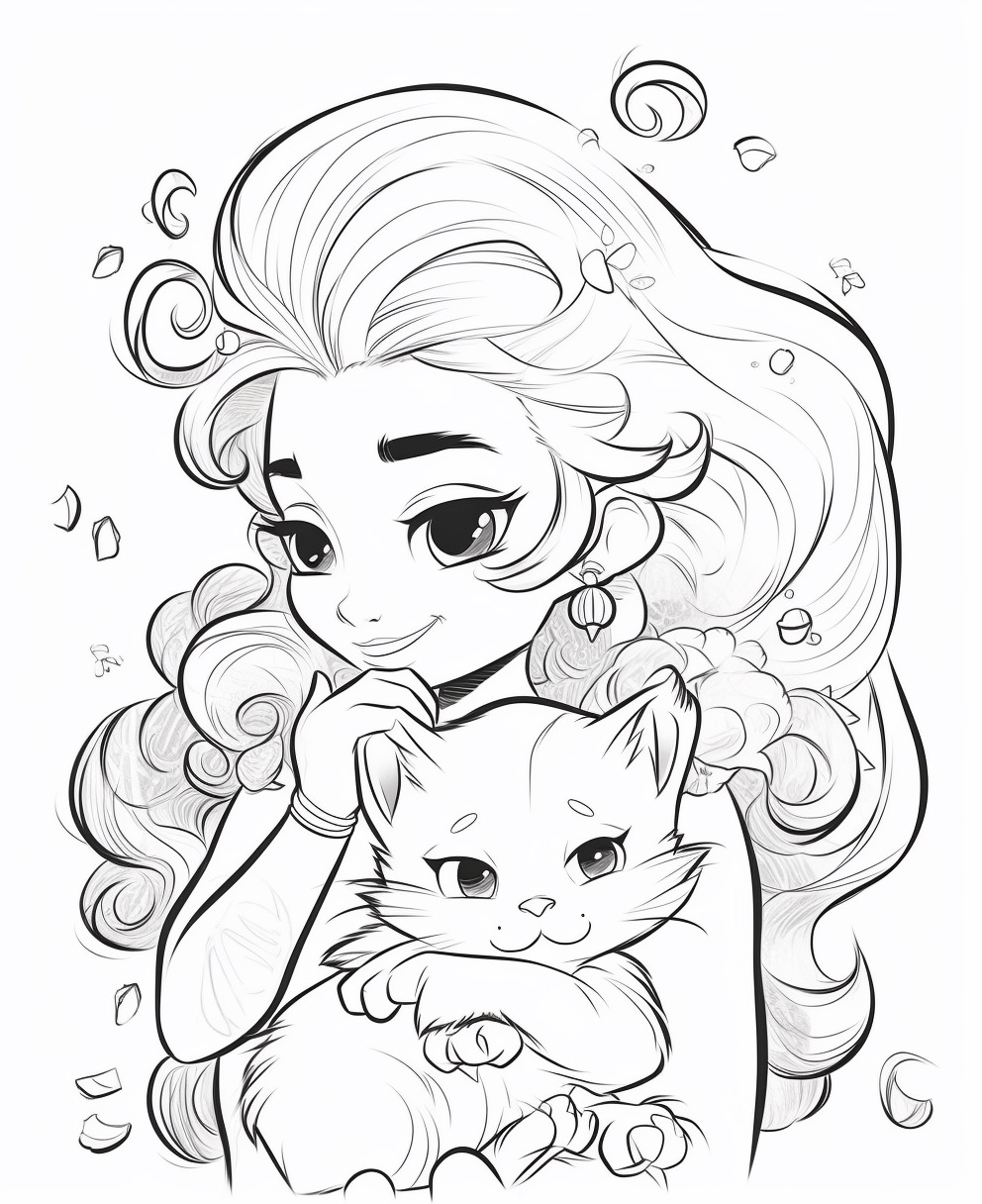 Prinsessa kanssa kissa