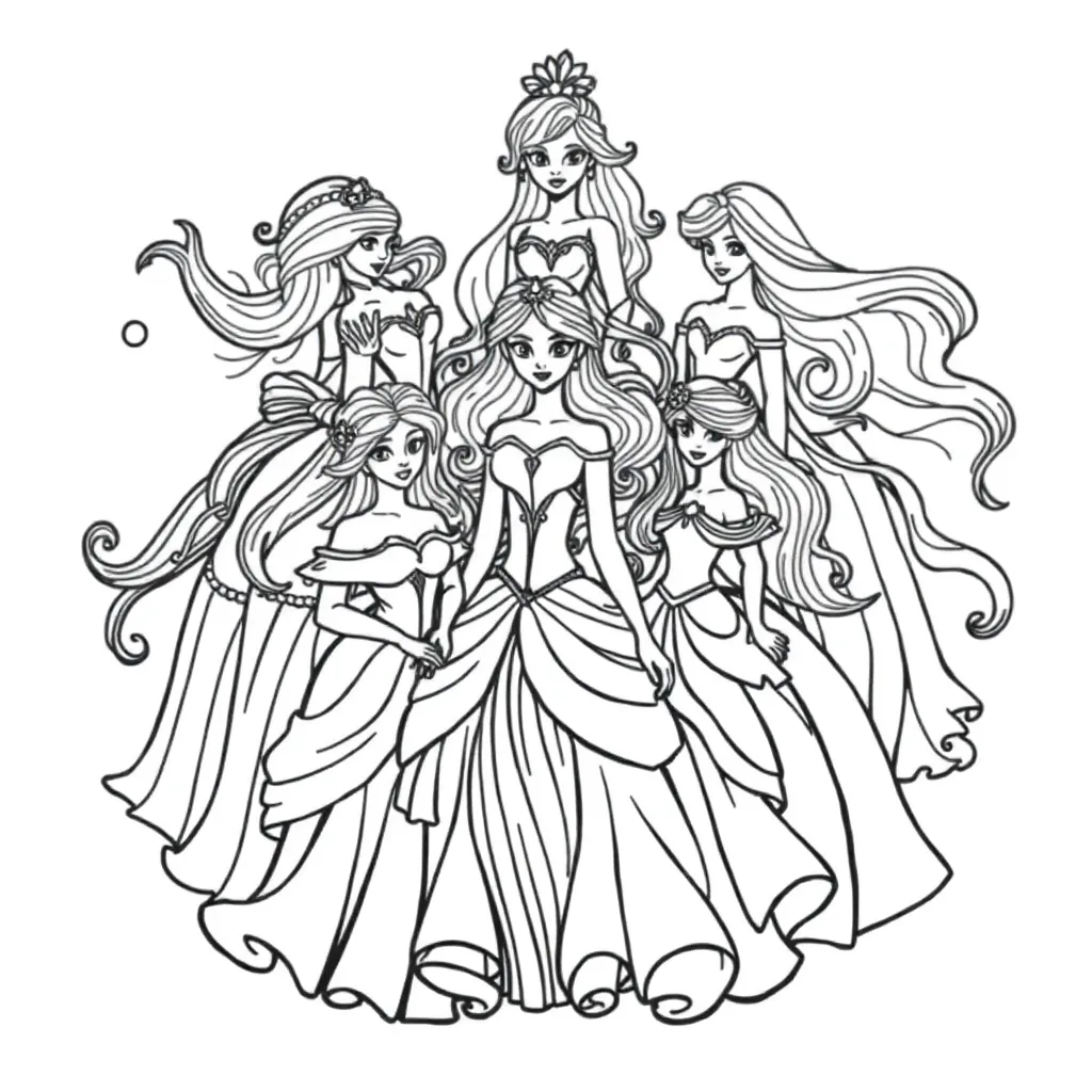 Prinses Sprookjes Fantasy Elegant Magisch