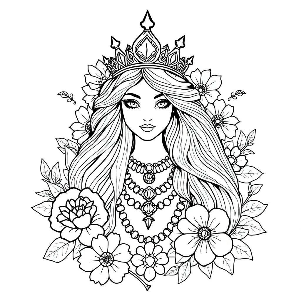 Coloriages Princesse
