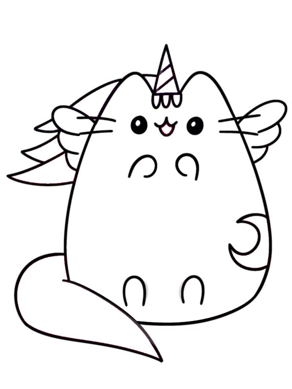 Pusheen as unicorn