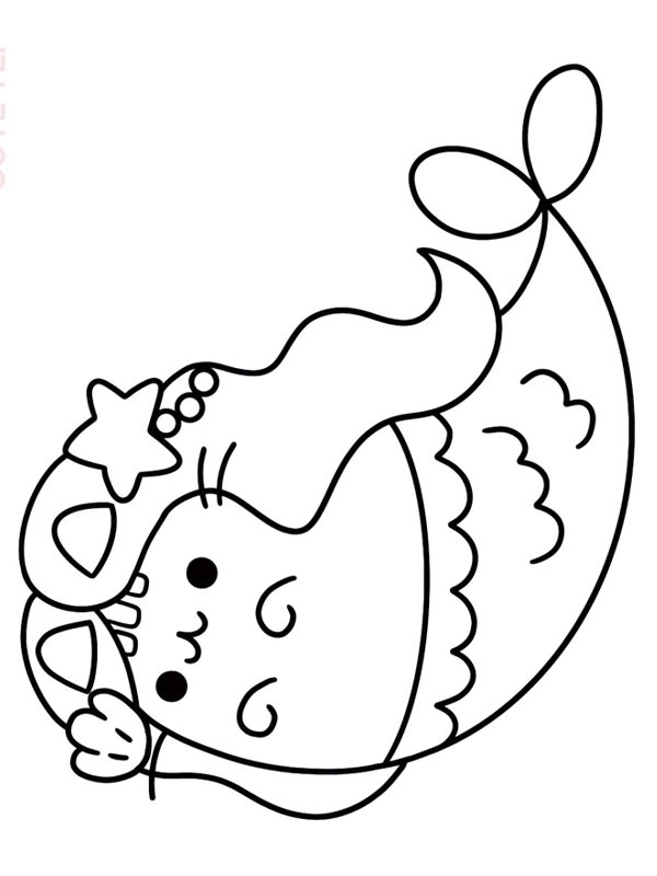 Pusheen mermaid