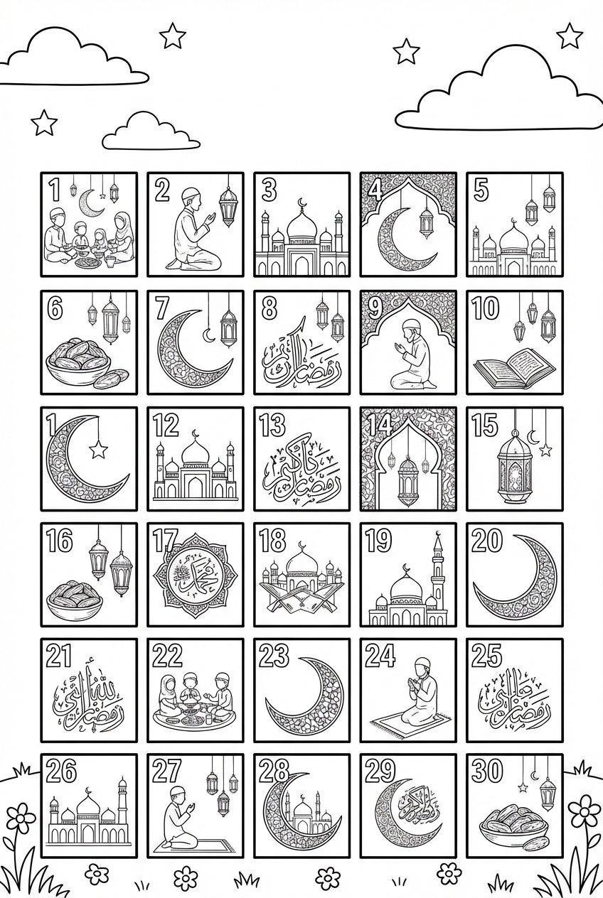 Calendrier du Ramadan