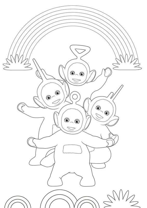 Rainbow Teletubbies