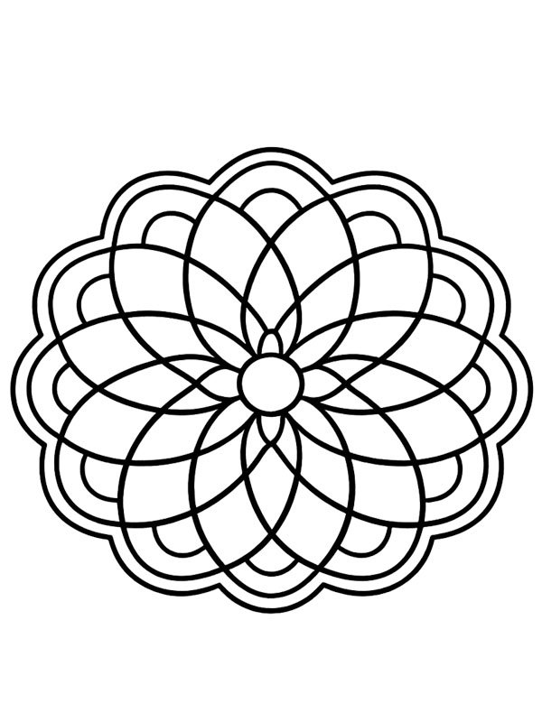 Rundes mandala