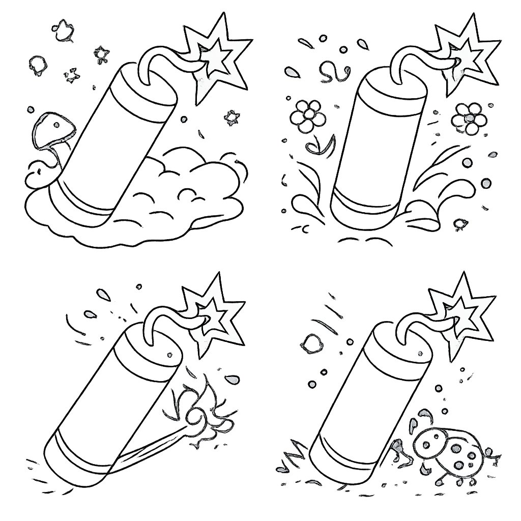 Fuochi d'artificio petardo