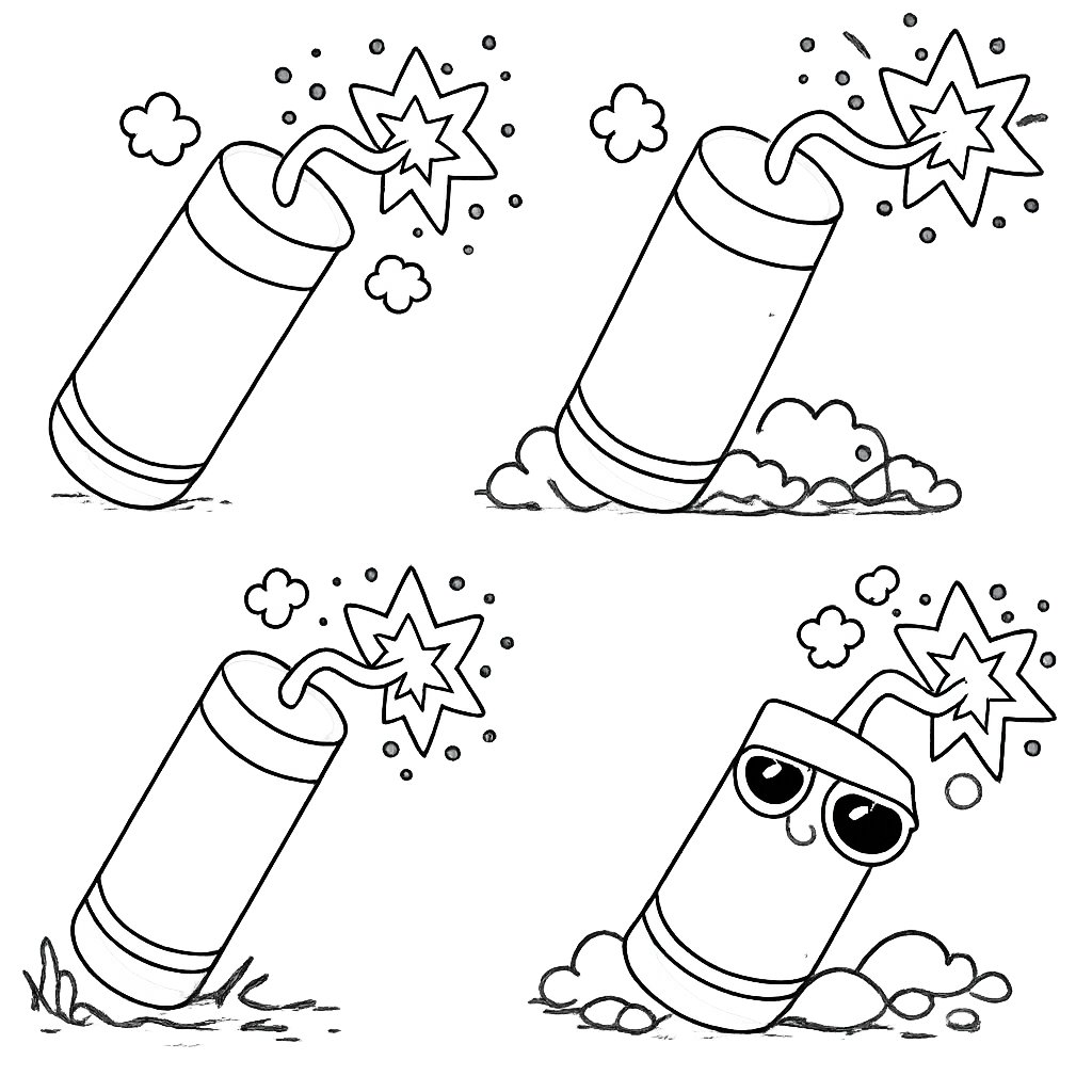 Fuochi d'artificio petardo