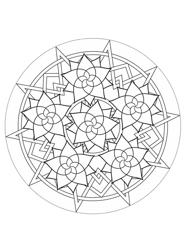 Mandalas de roses