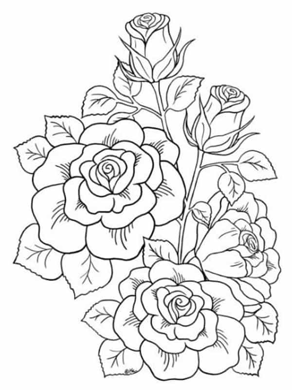 Rose tatovering