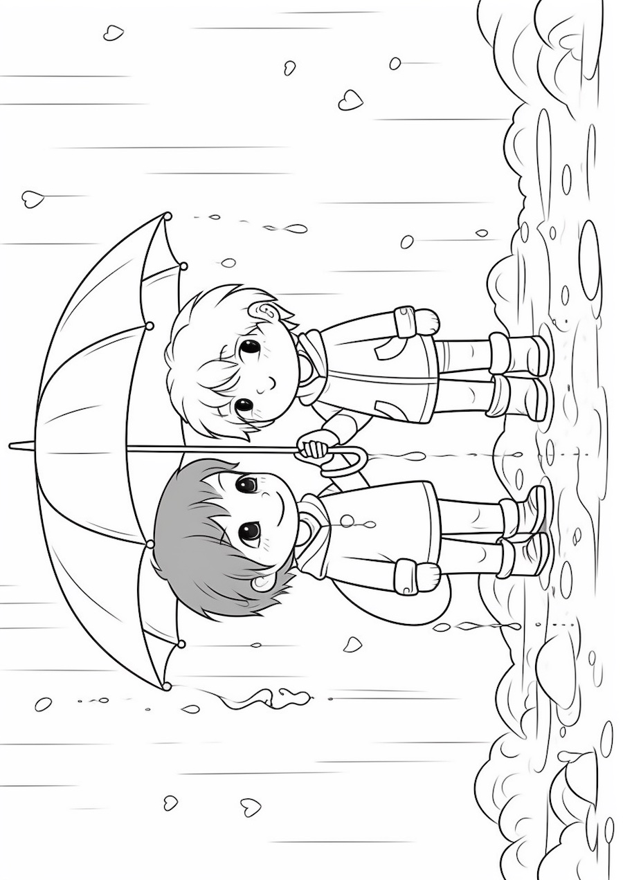 Derselbe Regenschirm wedelt