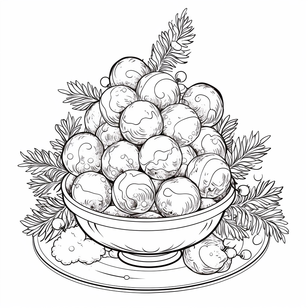 Ciotola con oliebollen