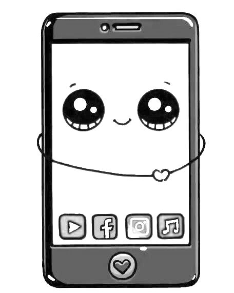 Joli téléphone portable