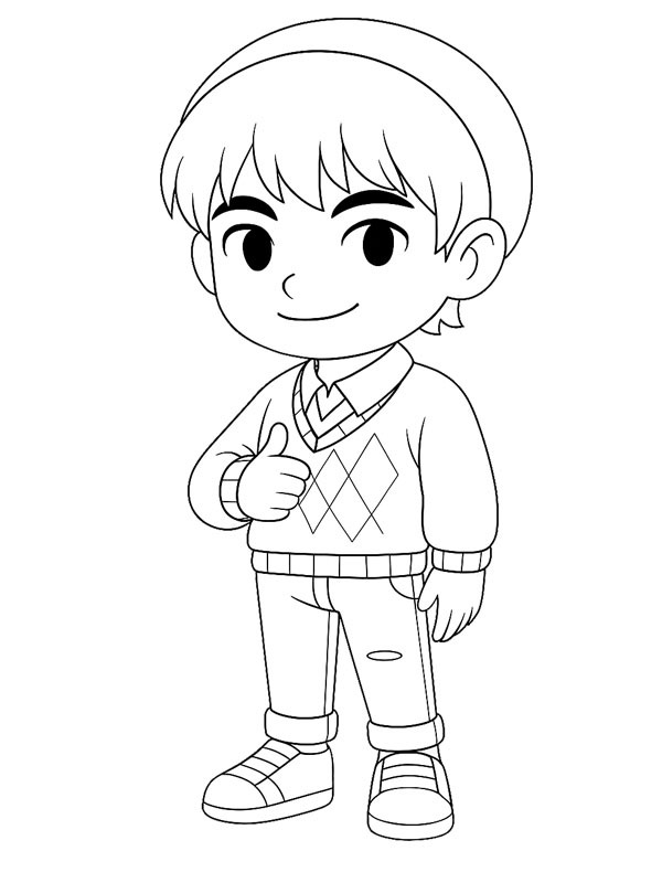 Mignon bébé Saja (garçons Saja)