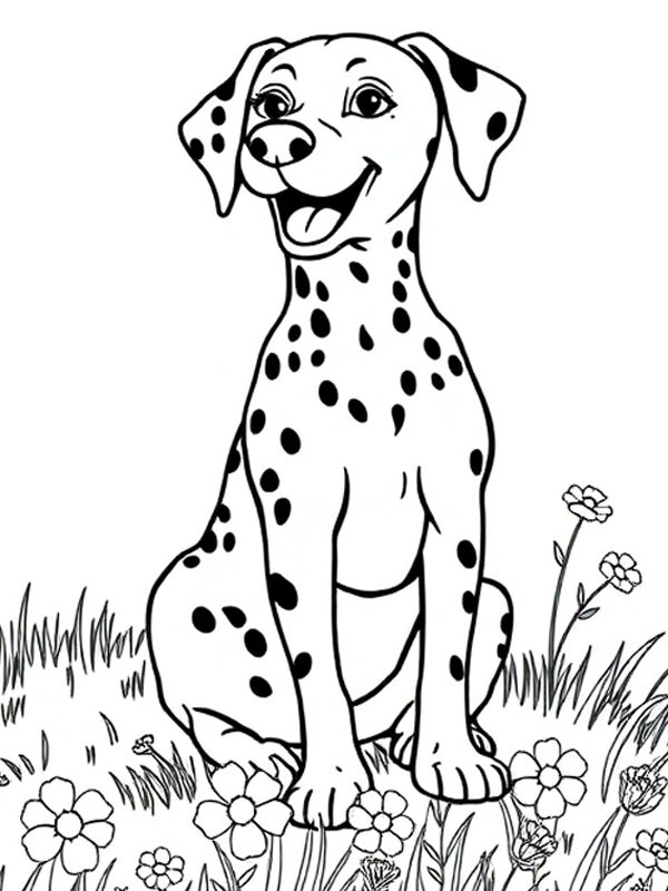 Söpö dalmatialainen