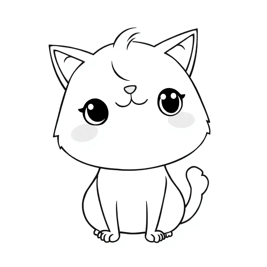 Sød tegning barnlig munter kreativ