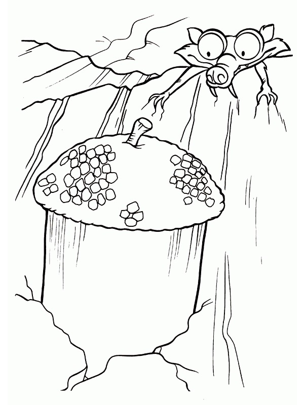 Scrat prende una ghianda