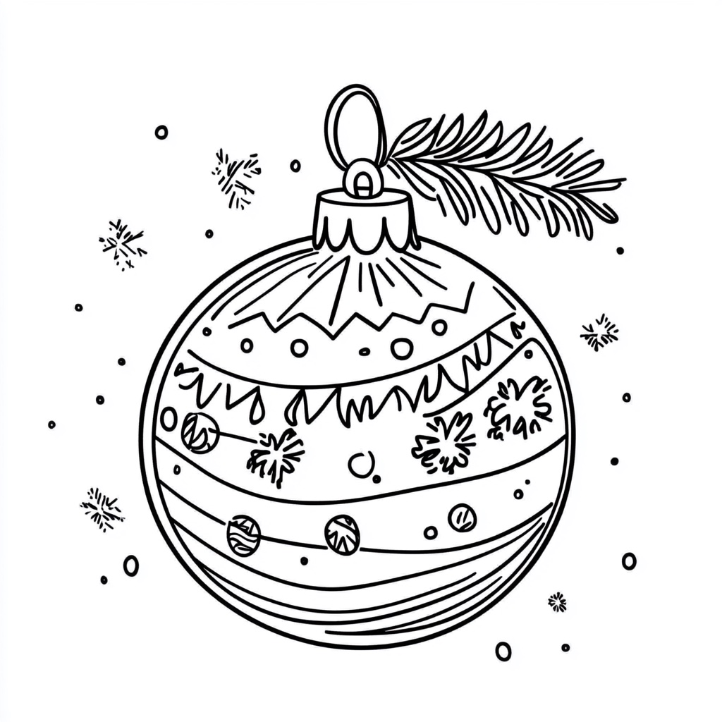 Jolie boule de Noël