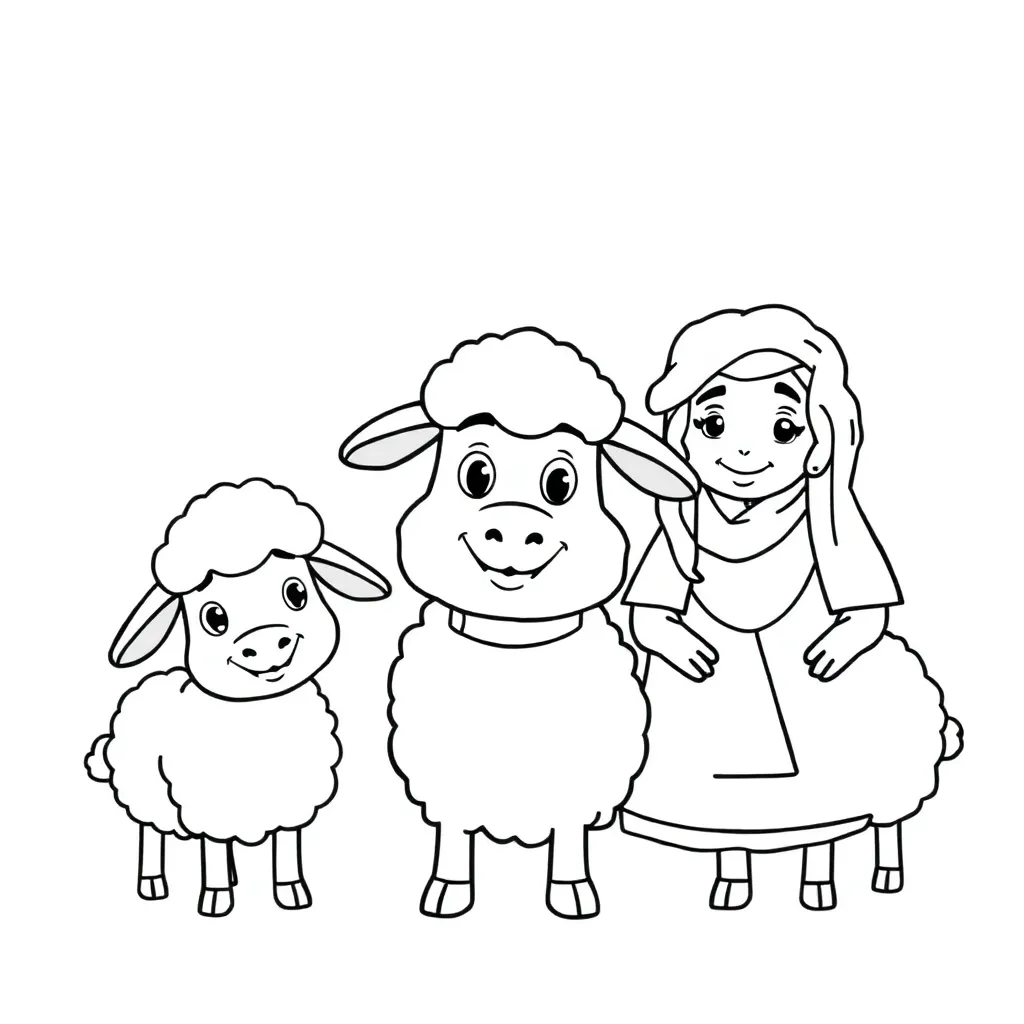 Farma dla dzieci z kreskówek Shaun Sheep Sheep