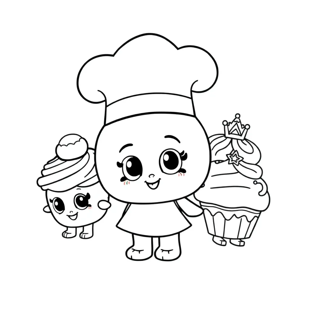 Shopkins Chef Cupcake Prinses Vrolijk