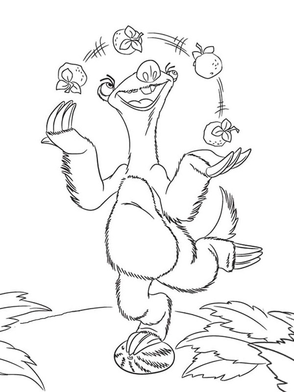 Sid fa il giocoliere