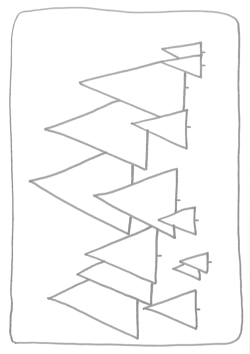 Semplici alberi di Natale