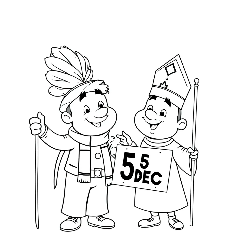 Sinterklaas Feestelijke Traditie Kinderen Educatief Creatief