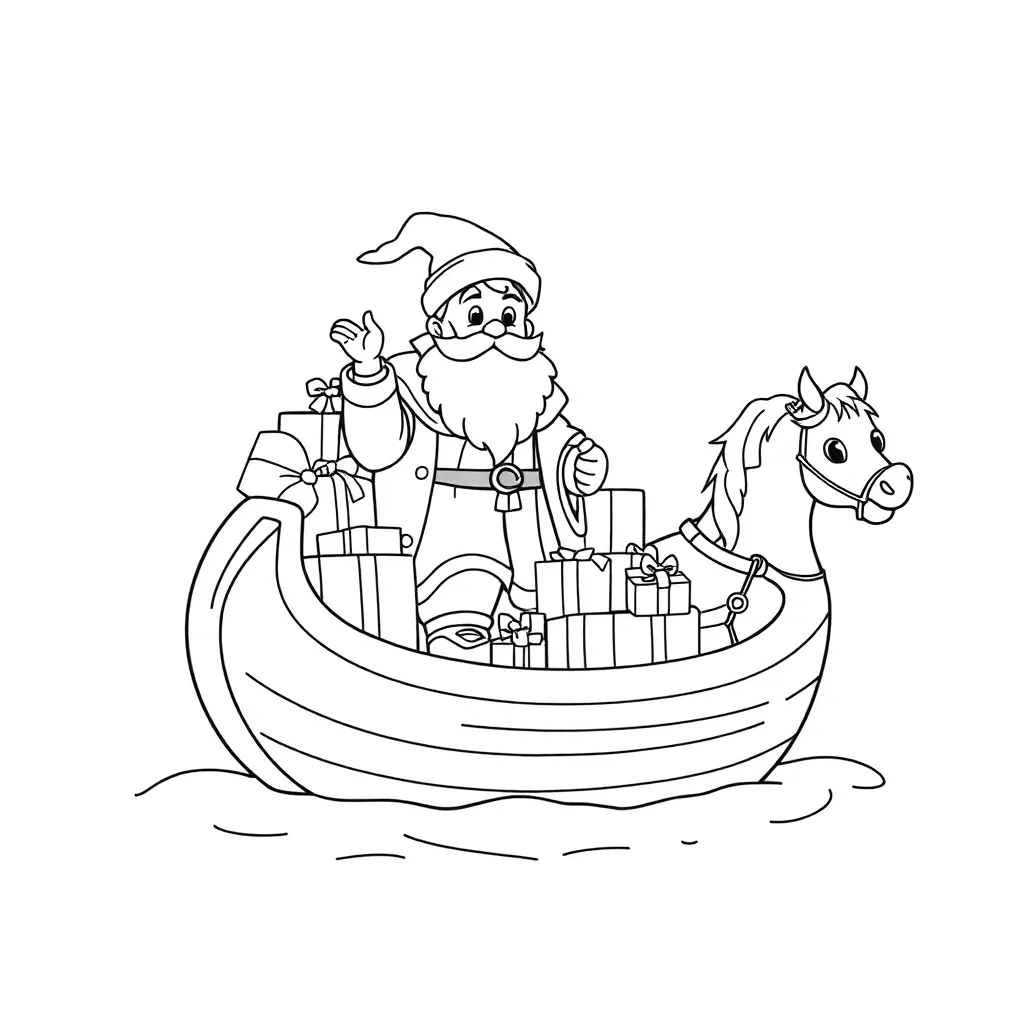 Sinterklaas Op De Stoomboot