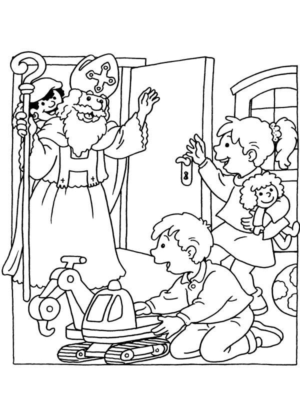 Sinterklaas, kom ind med din tjener