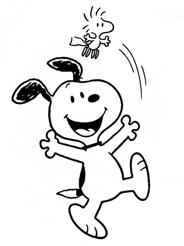 Snoopy en Woodstock