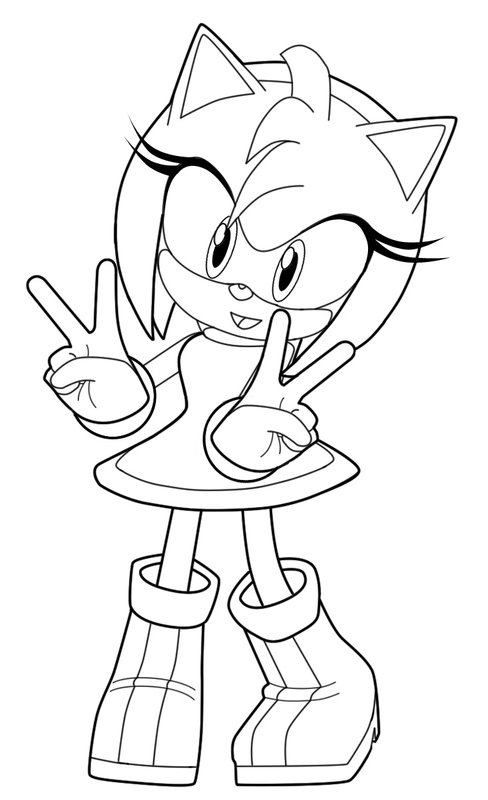 Sonic Amy Rose Paix