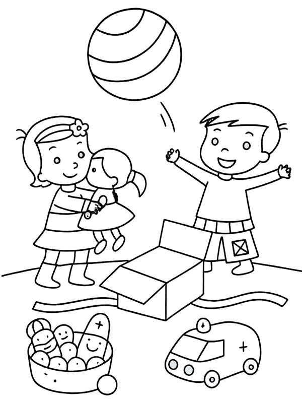 Leger med Sinterklaas-gaver