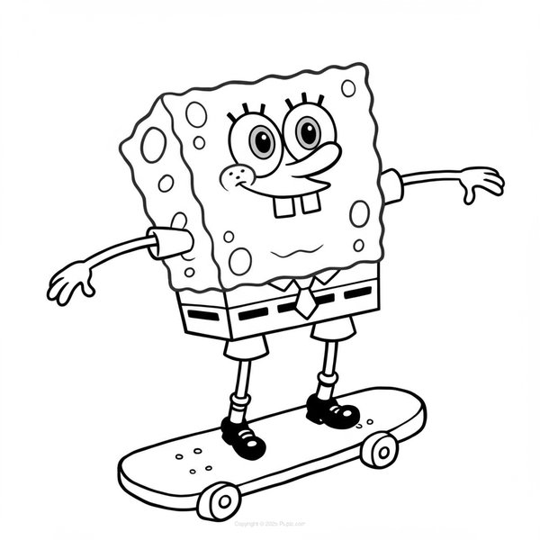 Svampebob På Skateboard