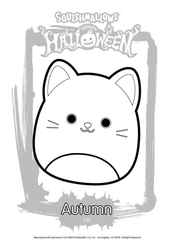 Squishmallows Halloween syksy kissa