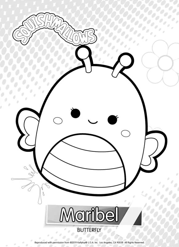 Squishmallows Maribel Motyl