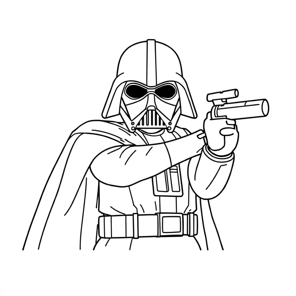Star Wars Dark Vader med pistol