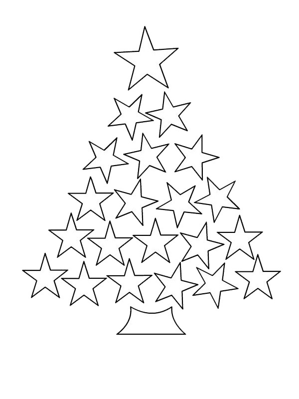 Albero di Natale stellato
