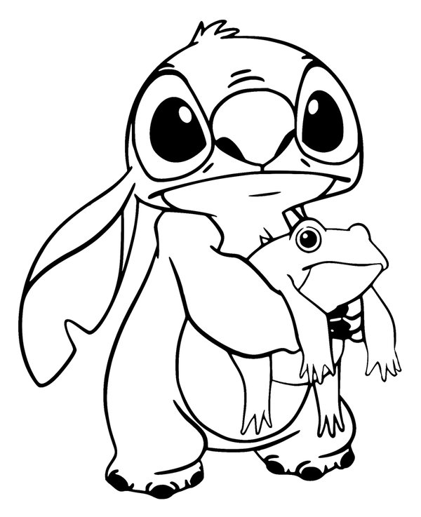 Stitch Holding Frog