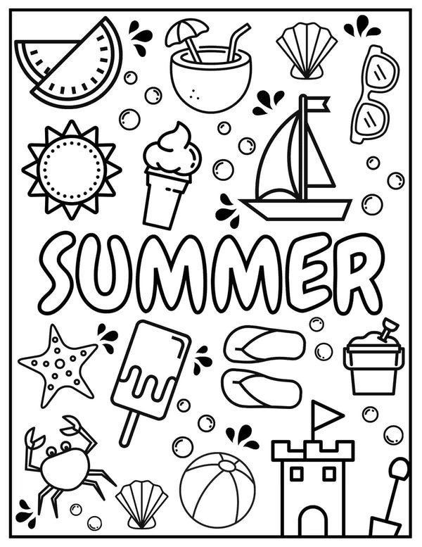 Summer Letters Summer Items