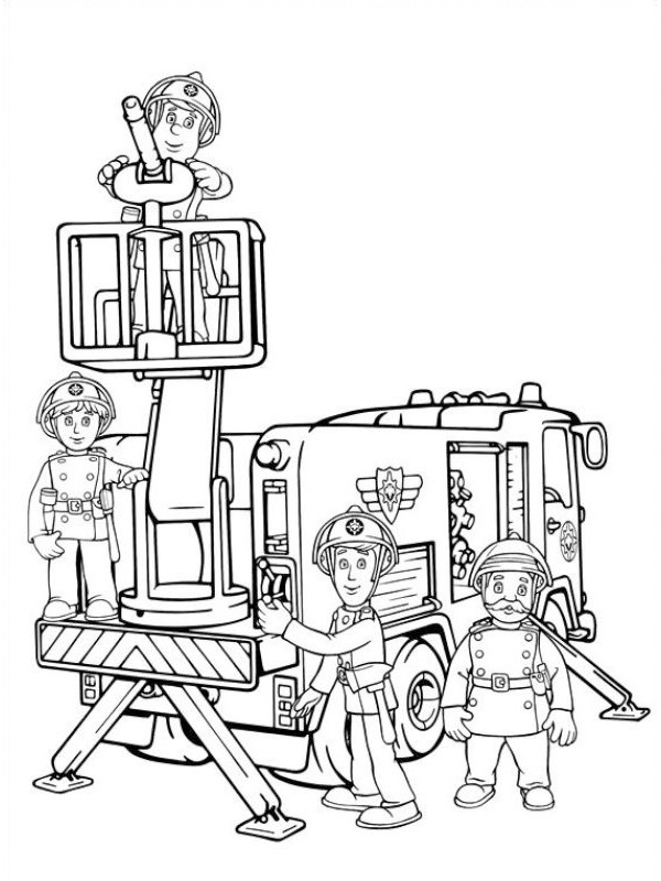 Sam le pompier de l'équipe